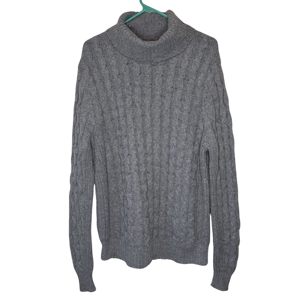 Mutual Weave Men's Gray Long Sleeve Knit Sweater